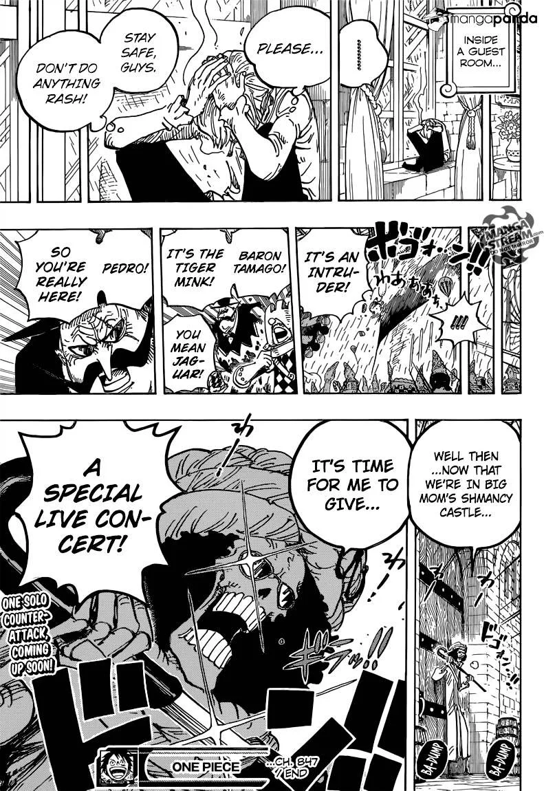 One Piece Chapter 847 page 19
