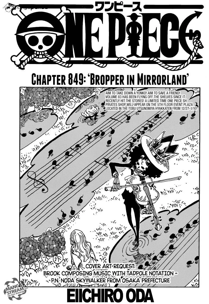 One Piece Chapter 849 page 2