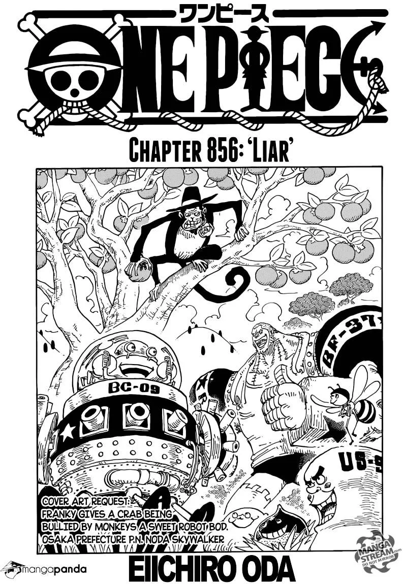 One Piece Chapter 856 page 1