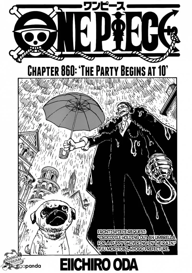 One Piece Chapter 860 page 1