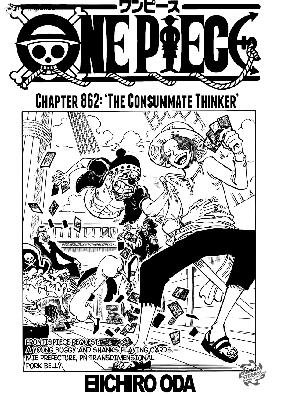 One Piece Chapter 862 page 1
