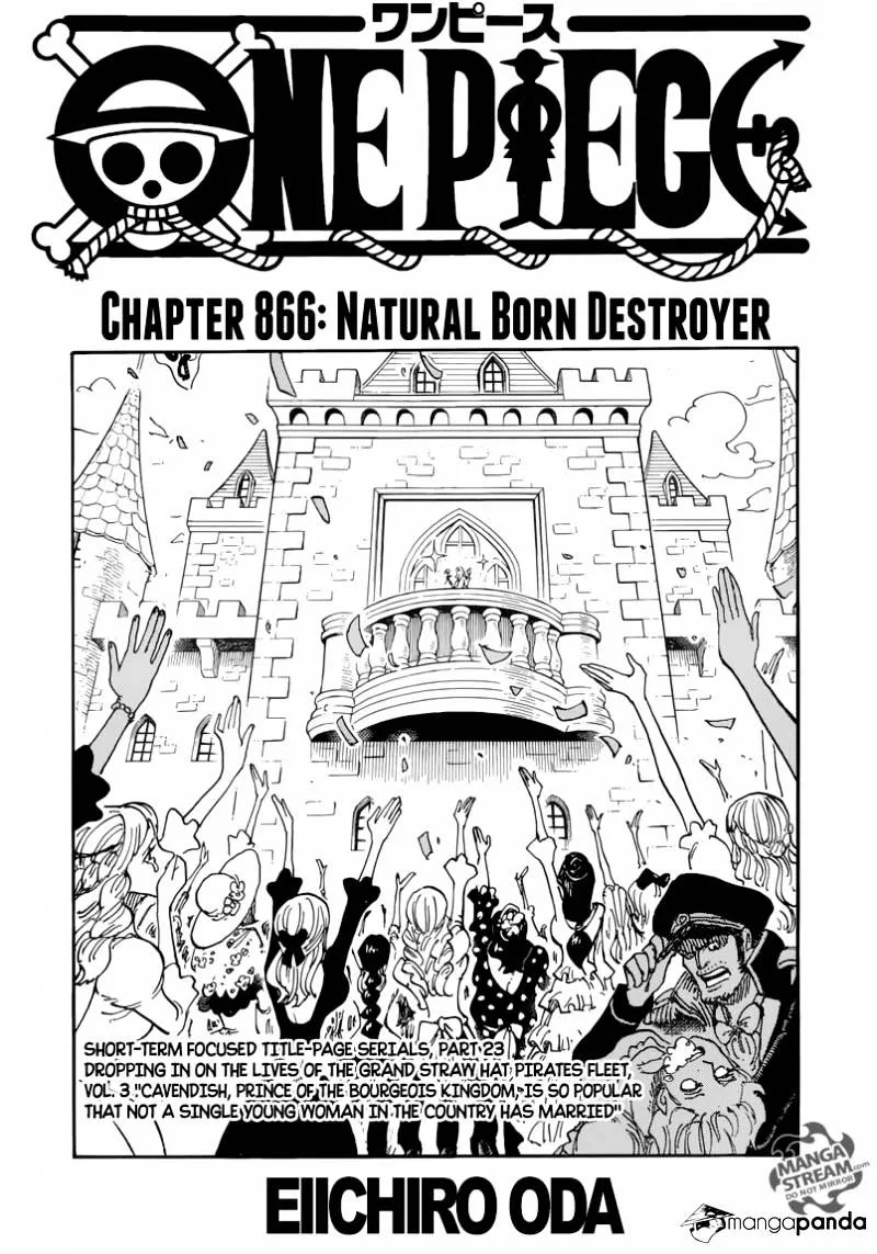 One Piece Chapter 866 page 1