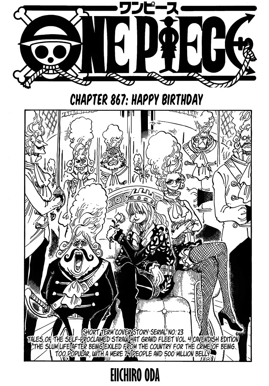One Piece Chapter 867.2 page 1