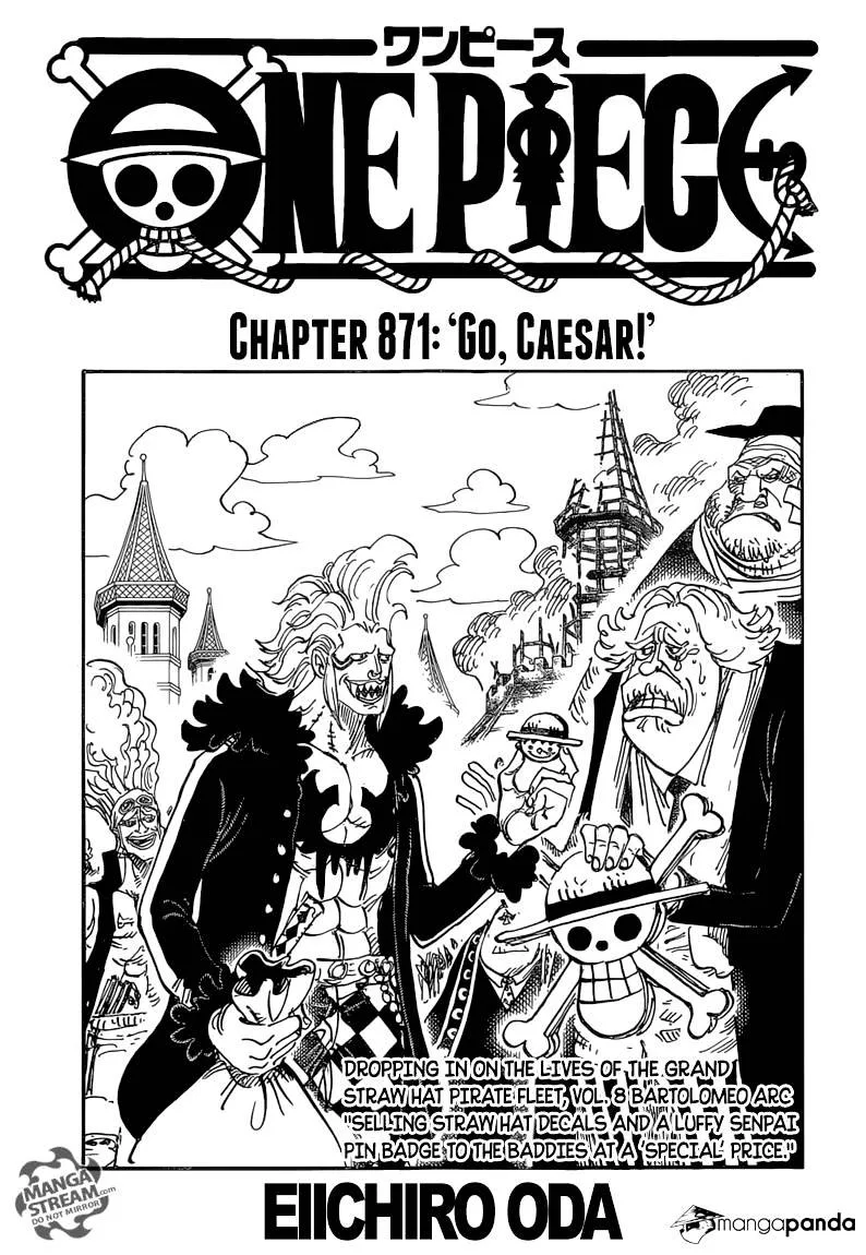 One Piece Chapter 871 page 1