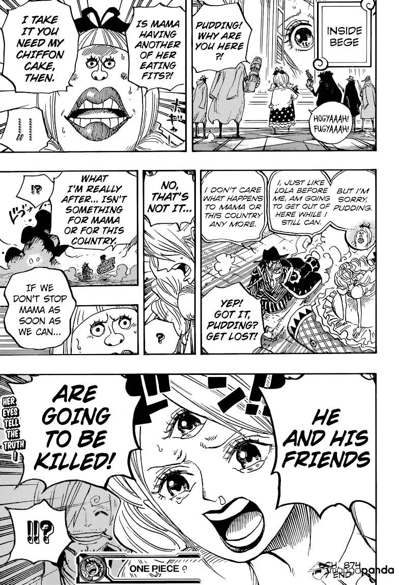 One Piece Chapter 874 page 19