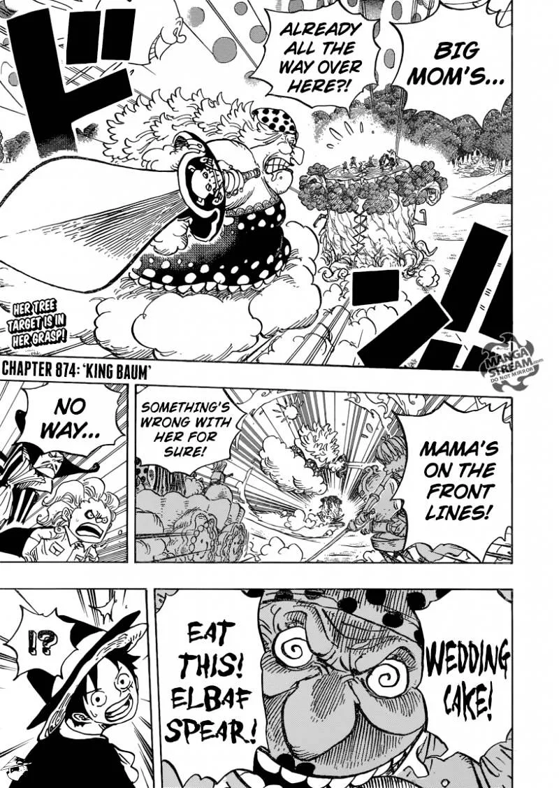 One Piece Chapter 874 page 4