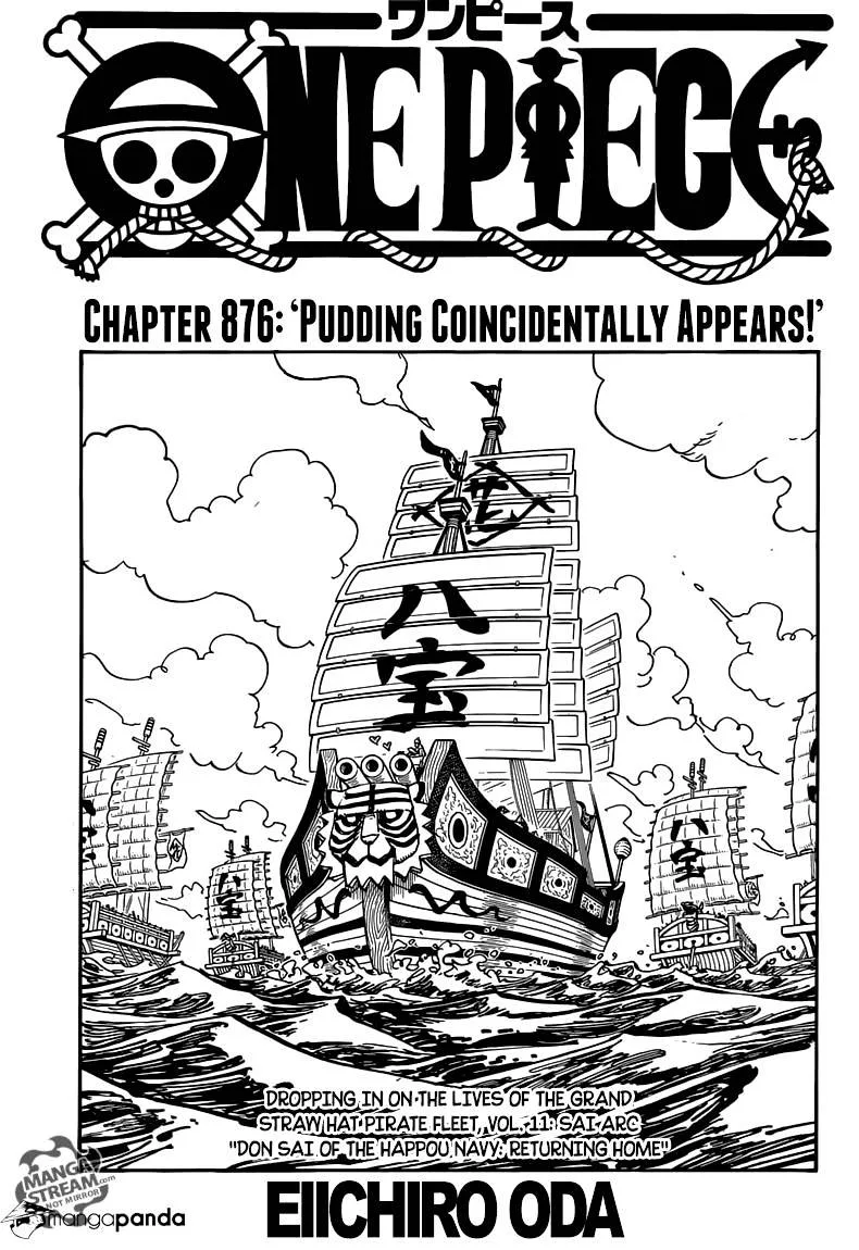 One Piece Chapter 876 page 1