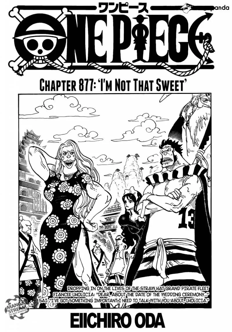 One Piece Chapter 877 page 1