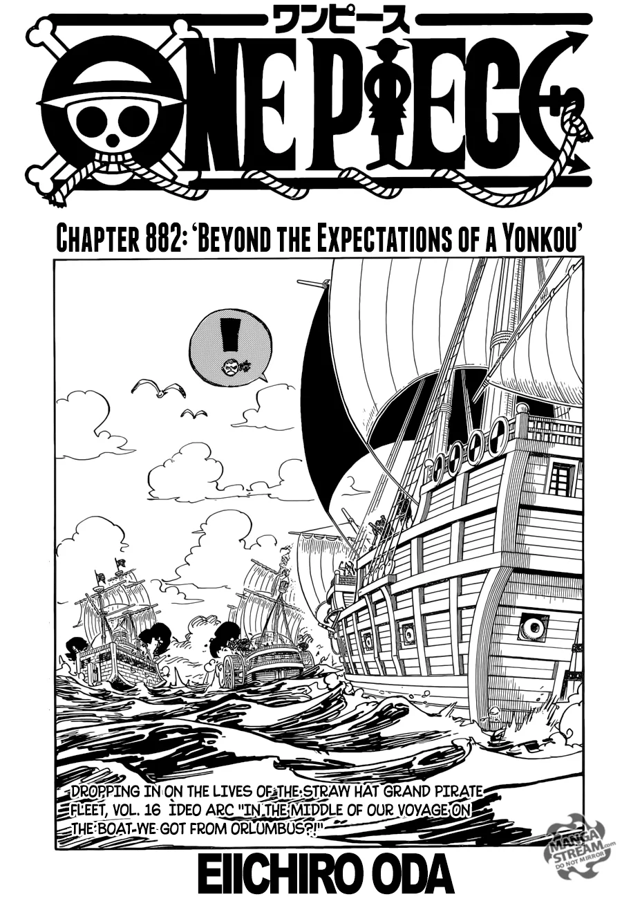 One Piece Chapter 882 page 2