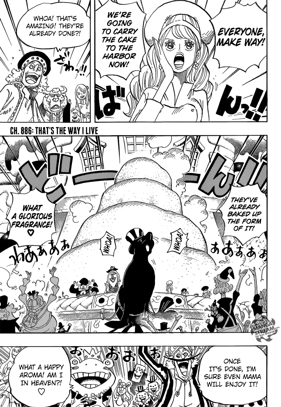 One Piece Chapter 886 page 3
