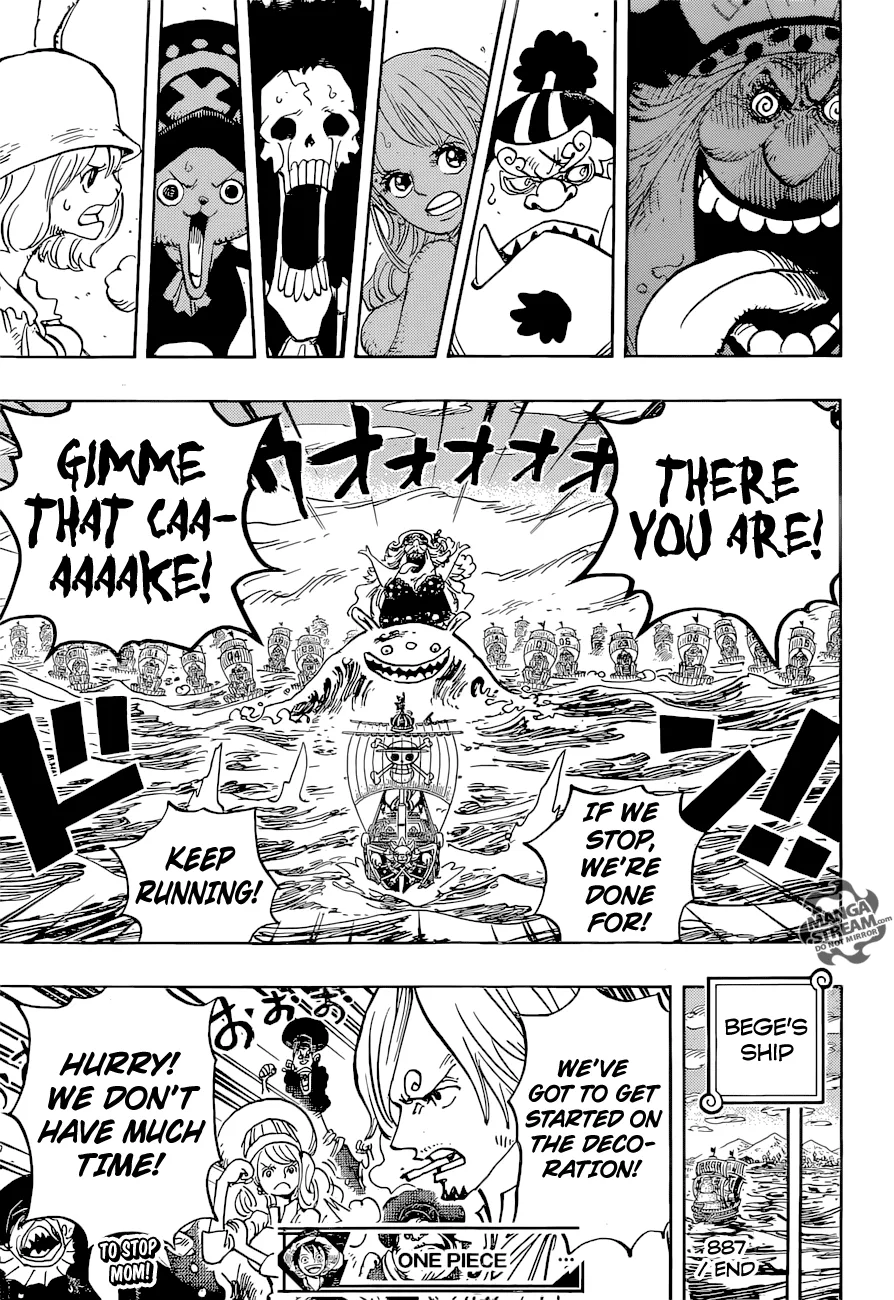 One Piece Chapter 887 page 16
