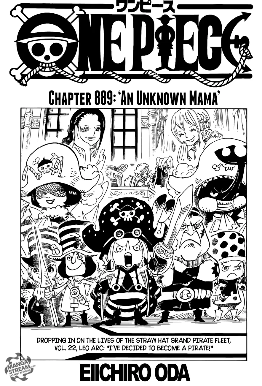 One Piece Chapter 889 page 1
