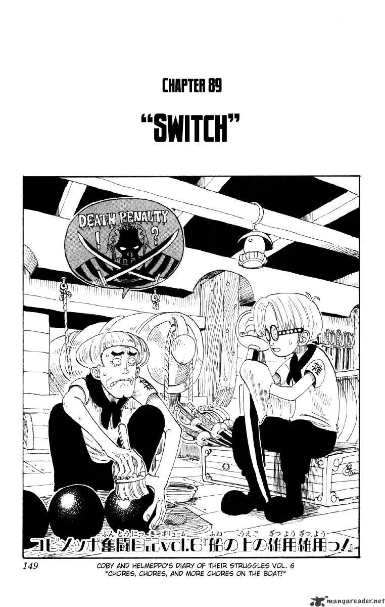 One Piece Chapter 89 page 1