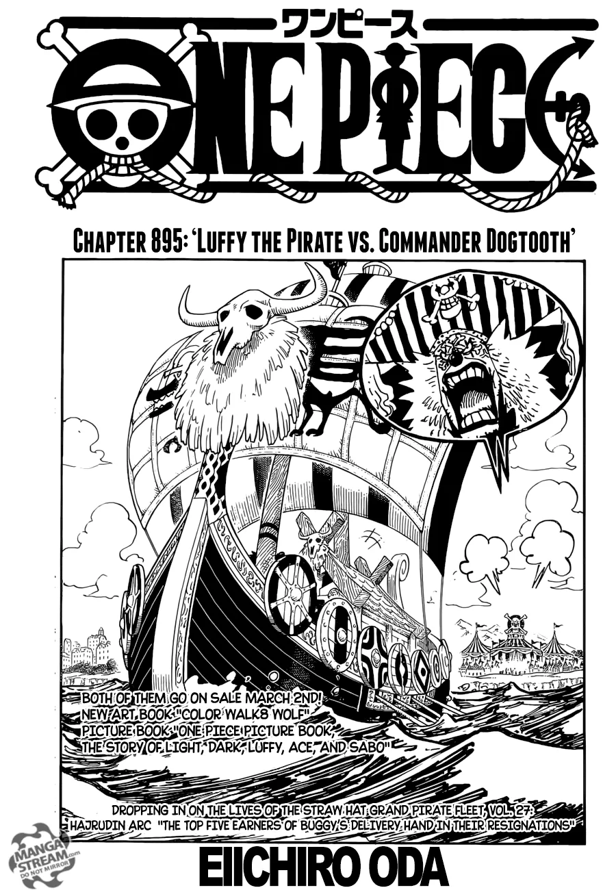 One Piece Chapter 895 page 1