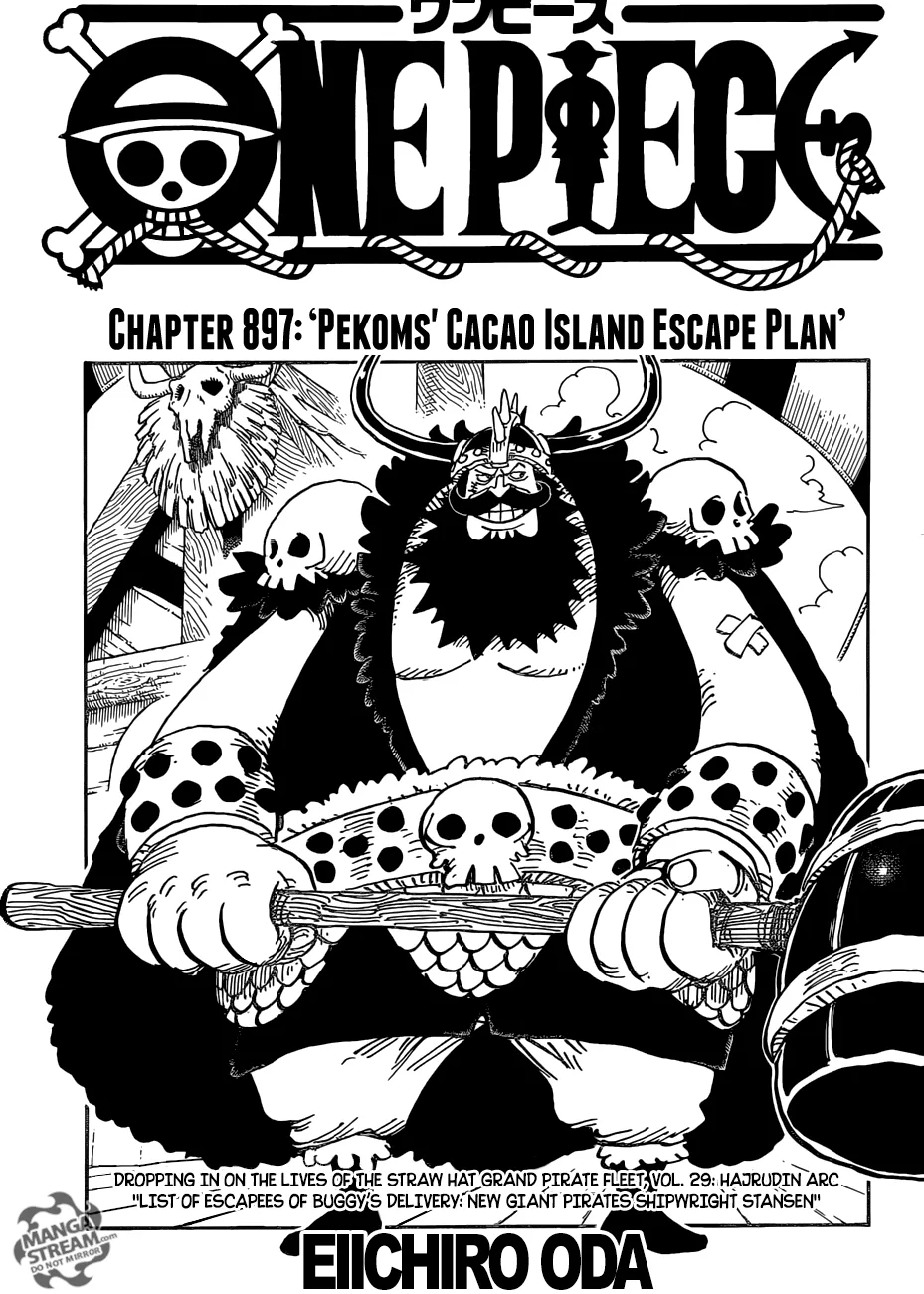 One Piece Chapter 897 page 1