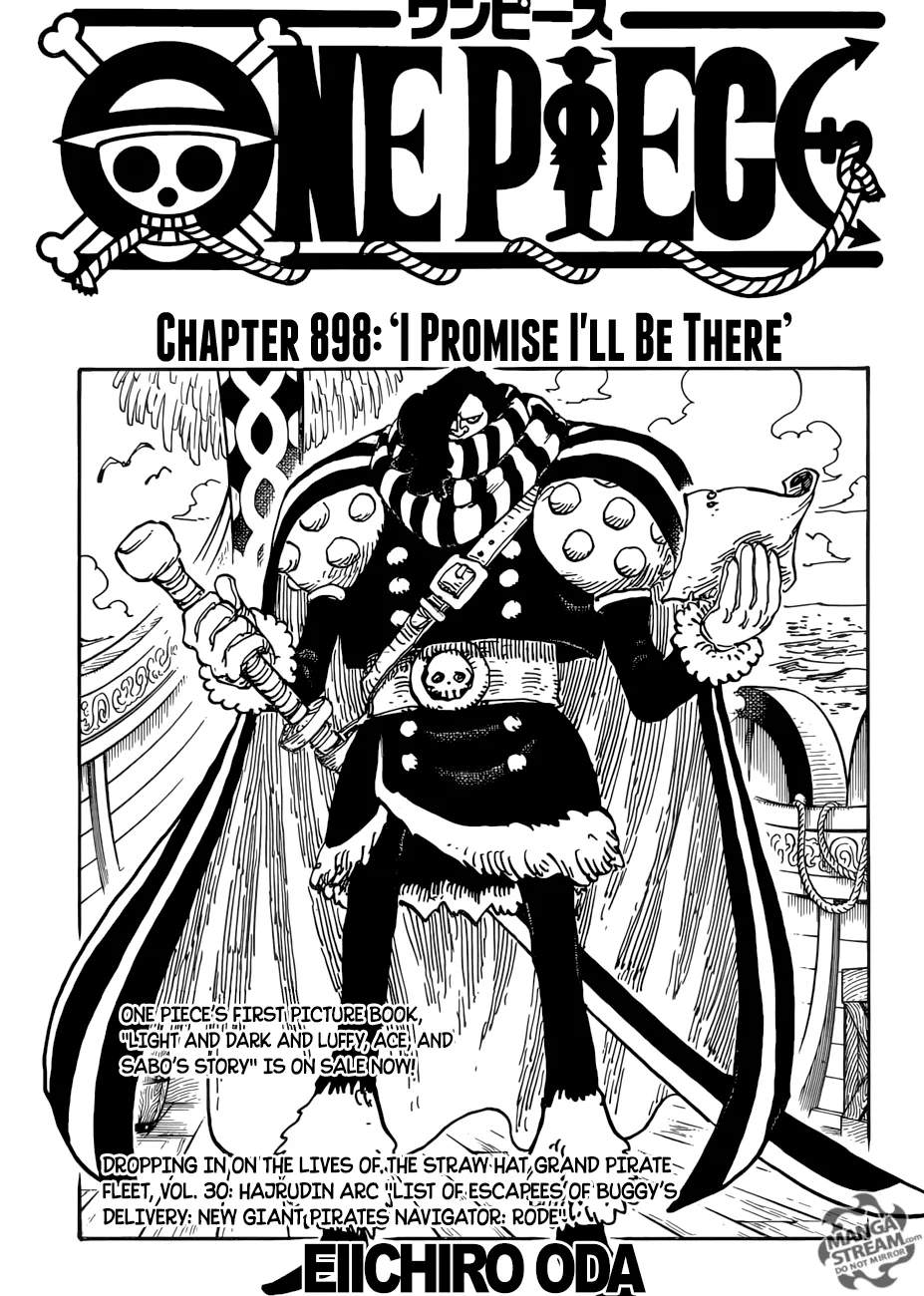 One Piece Chapter 898 page 1