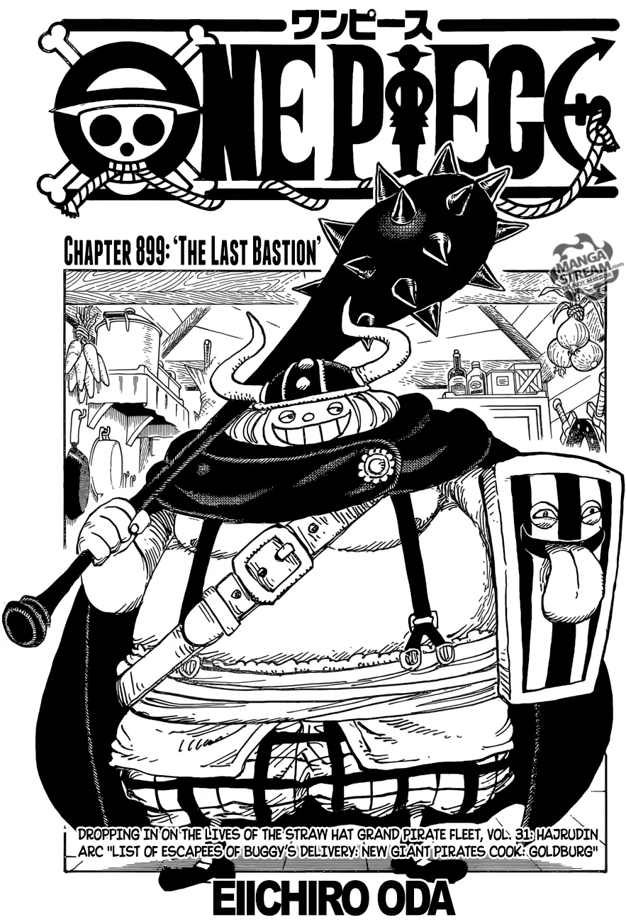 One Piece Chapter 899 page 1