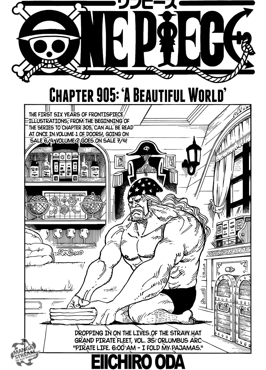 One Piece Chapter 905 page 1