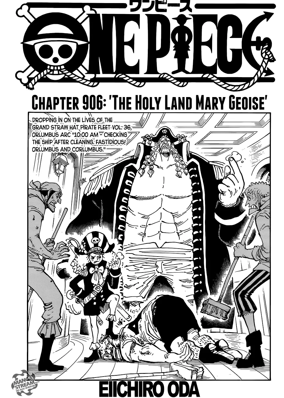 One Piece Chapter 906 page 1