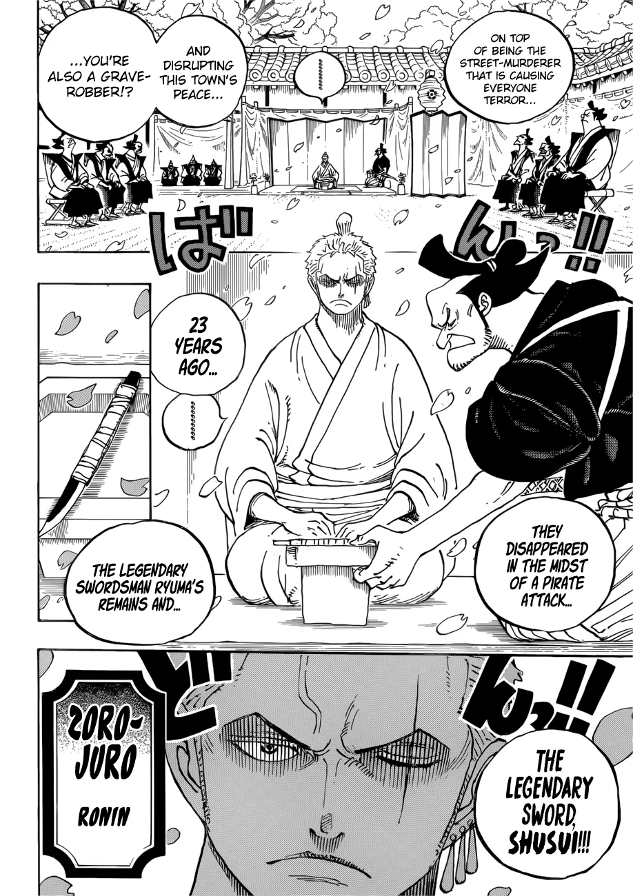 One Piece Chapter 909 page 14