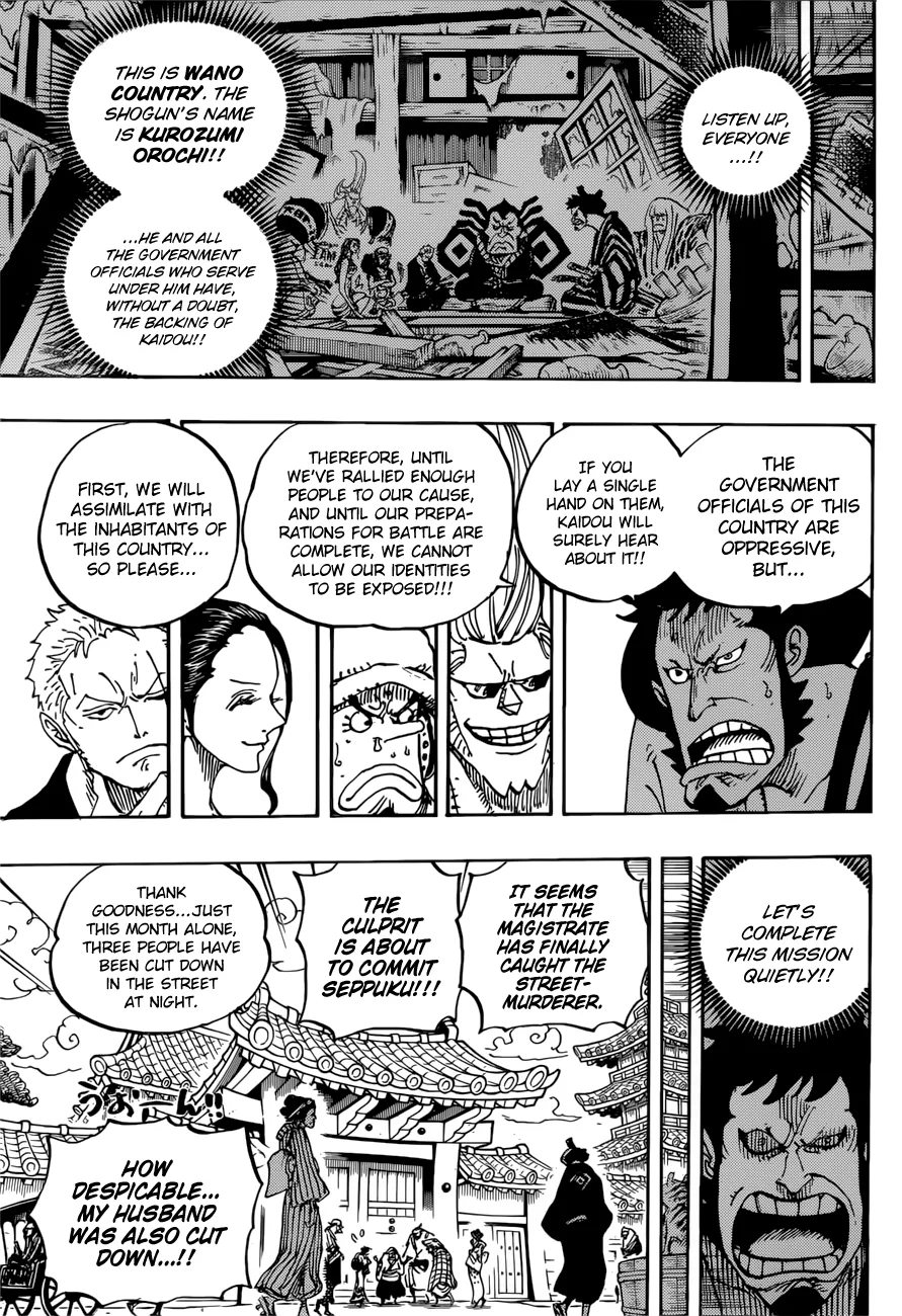 One Piece Chapter 909 page 13