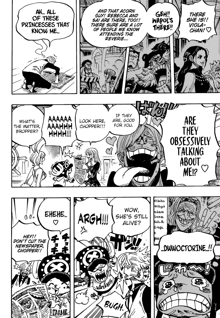 One Piece Chapter 910 page 4