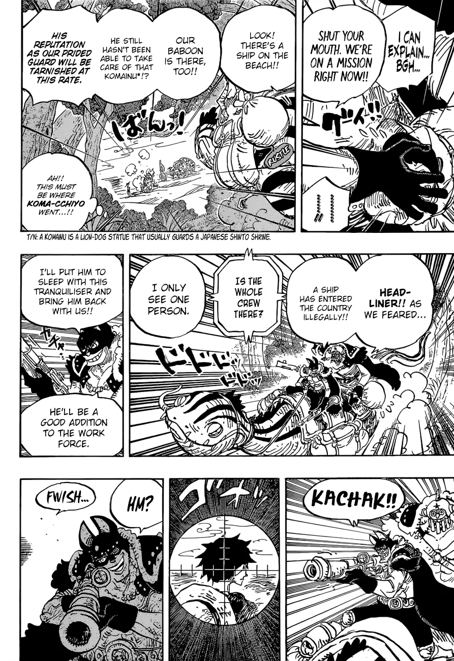 One Piece Chapter 911 page 6