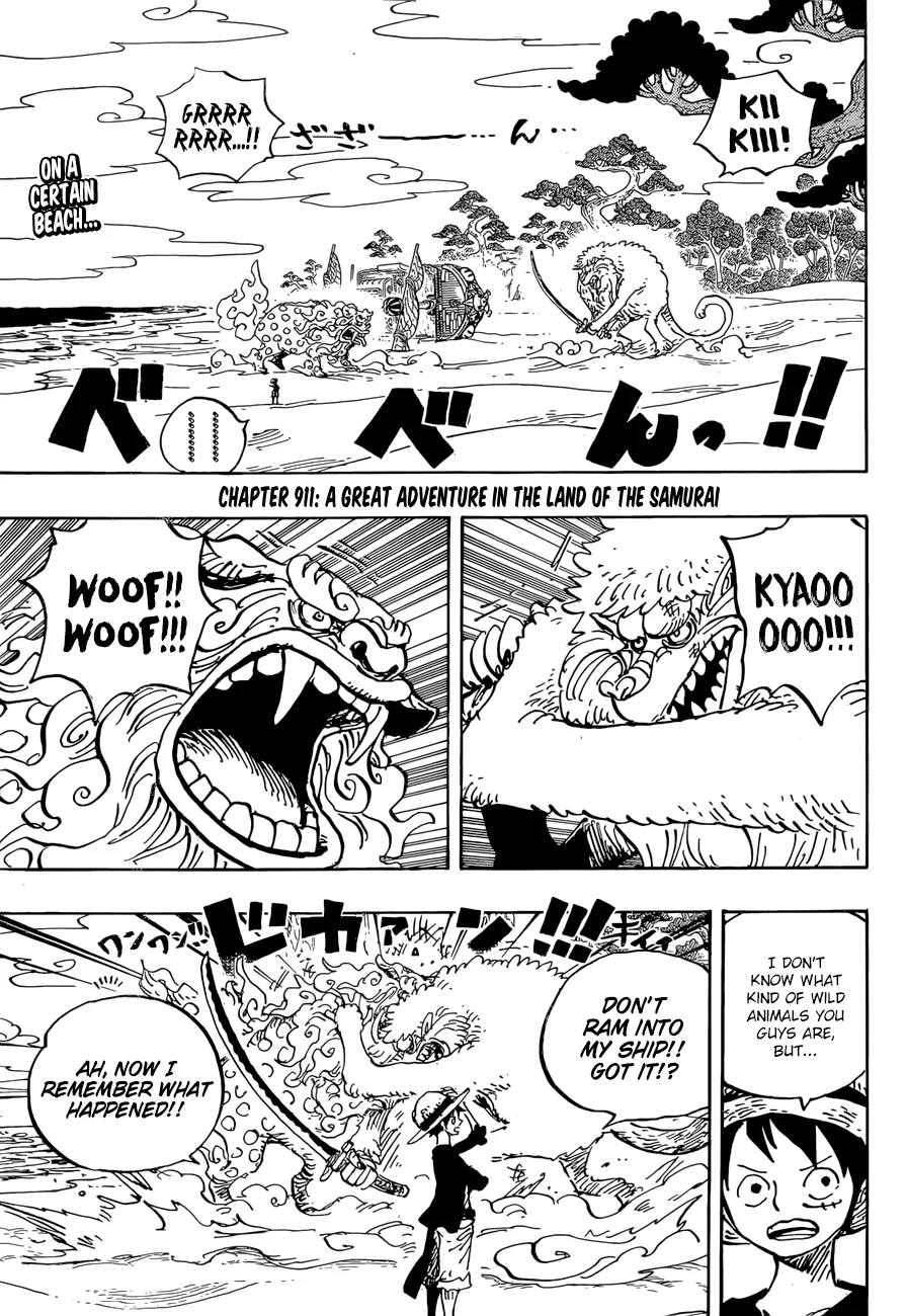One Piece Chapter 911 page 3