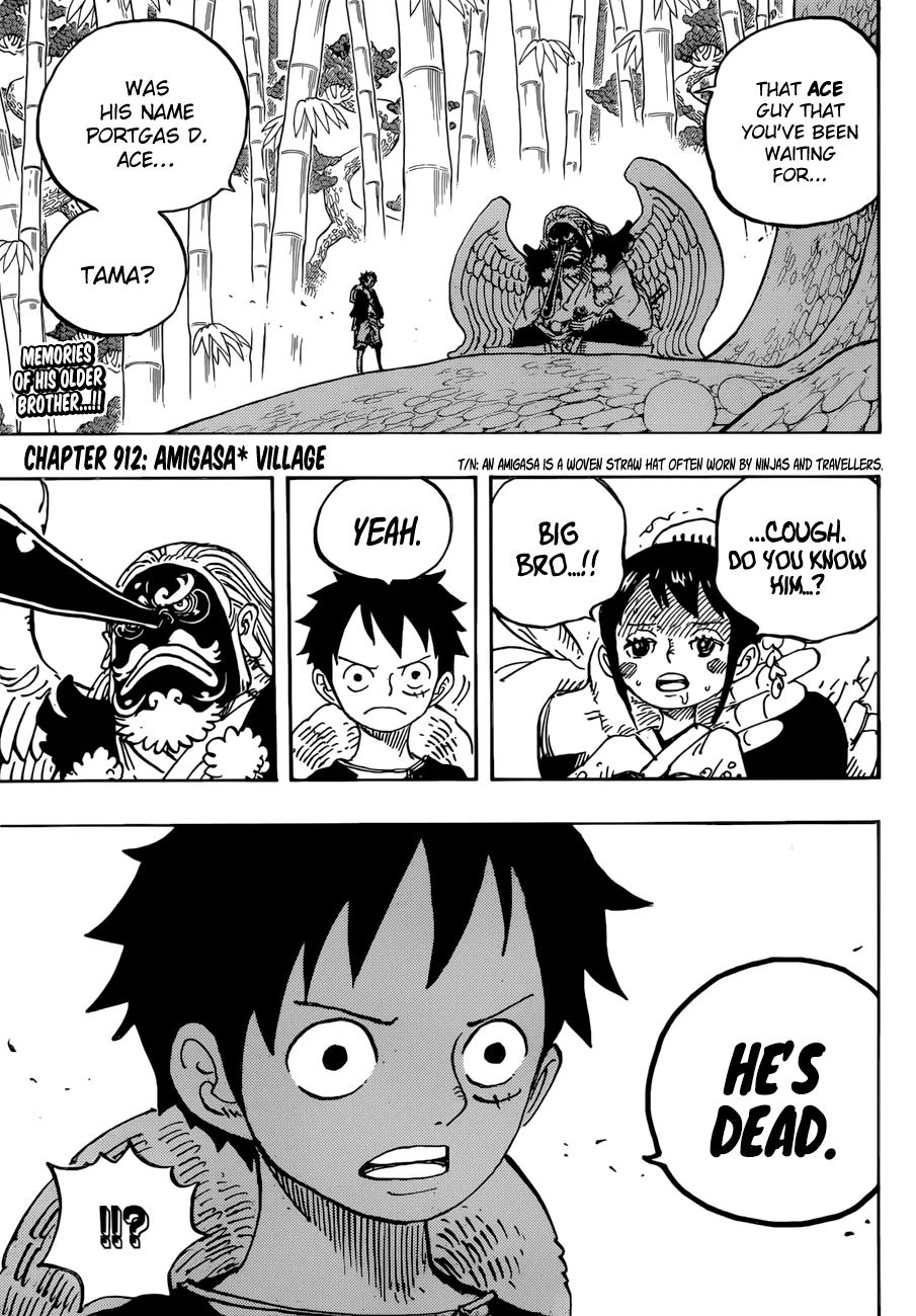 One Piece Chapter 912 page 3