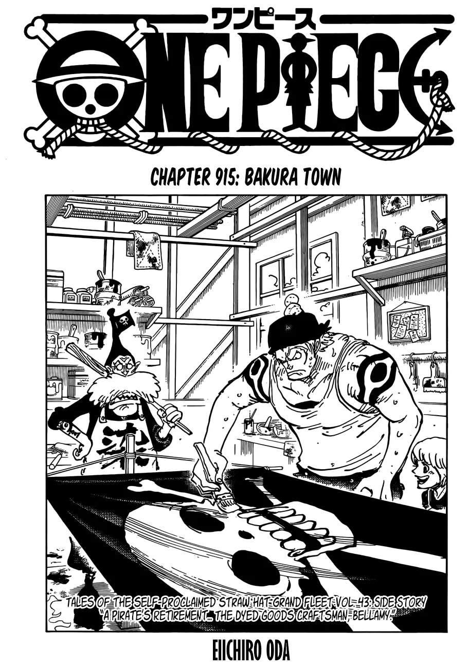 One Piece Chapter 915 page 1