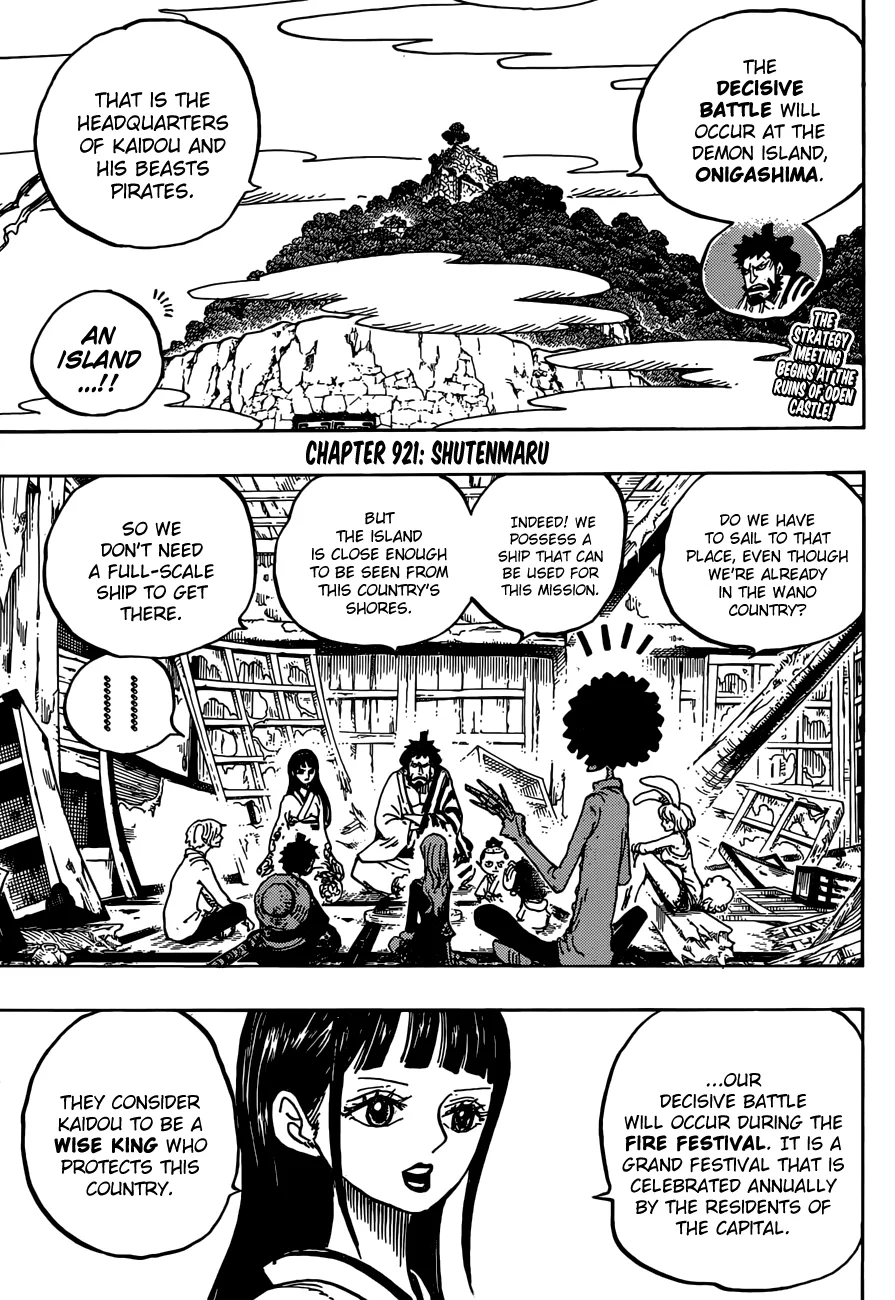 One Piece Chapter 921 page 4
