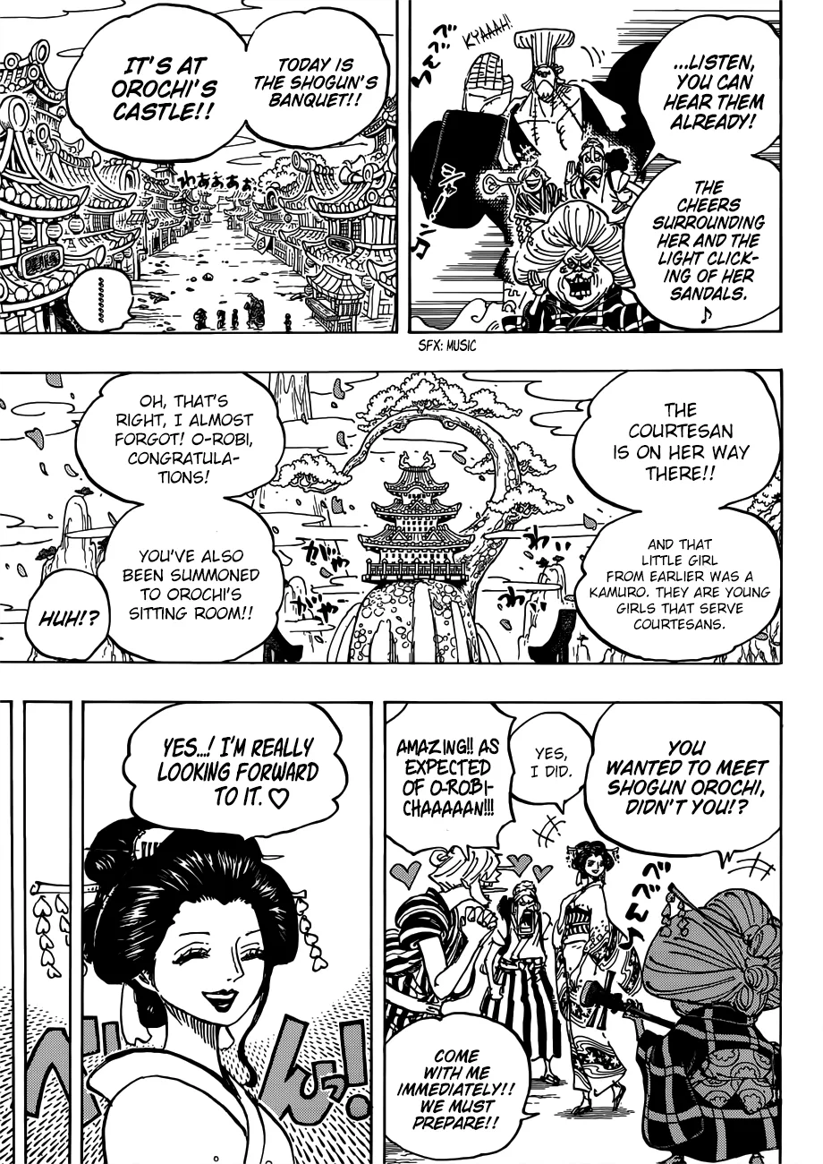 One Piece Chapter 927 page 14