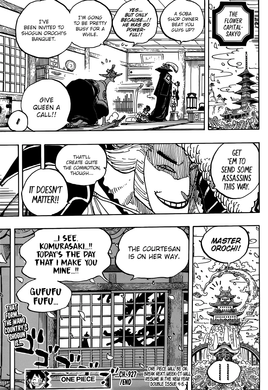 One Piece Chapter 927 page 16