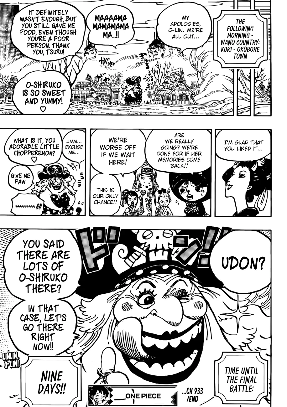 One Piece Chapter 933 page 18