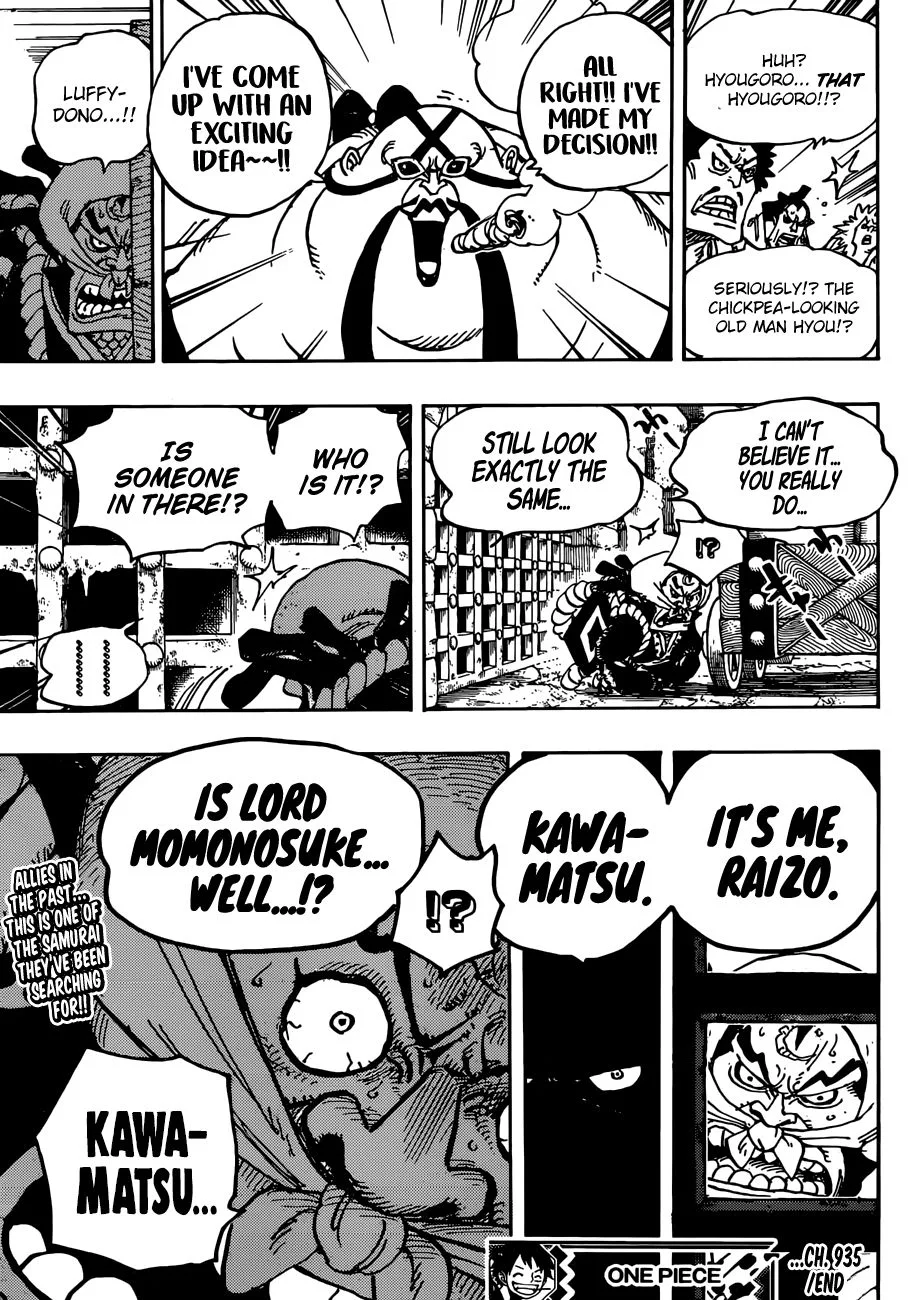 One Piece Chapter 935 page 16
