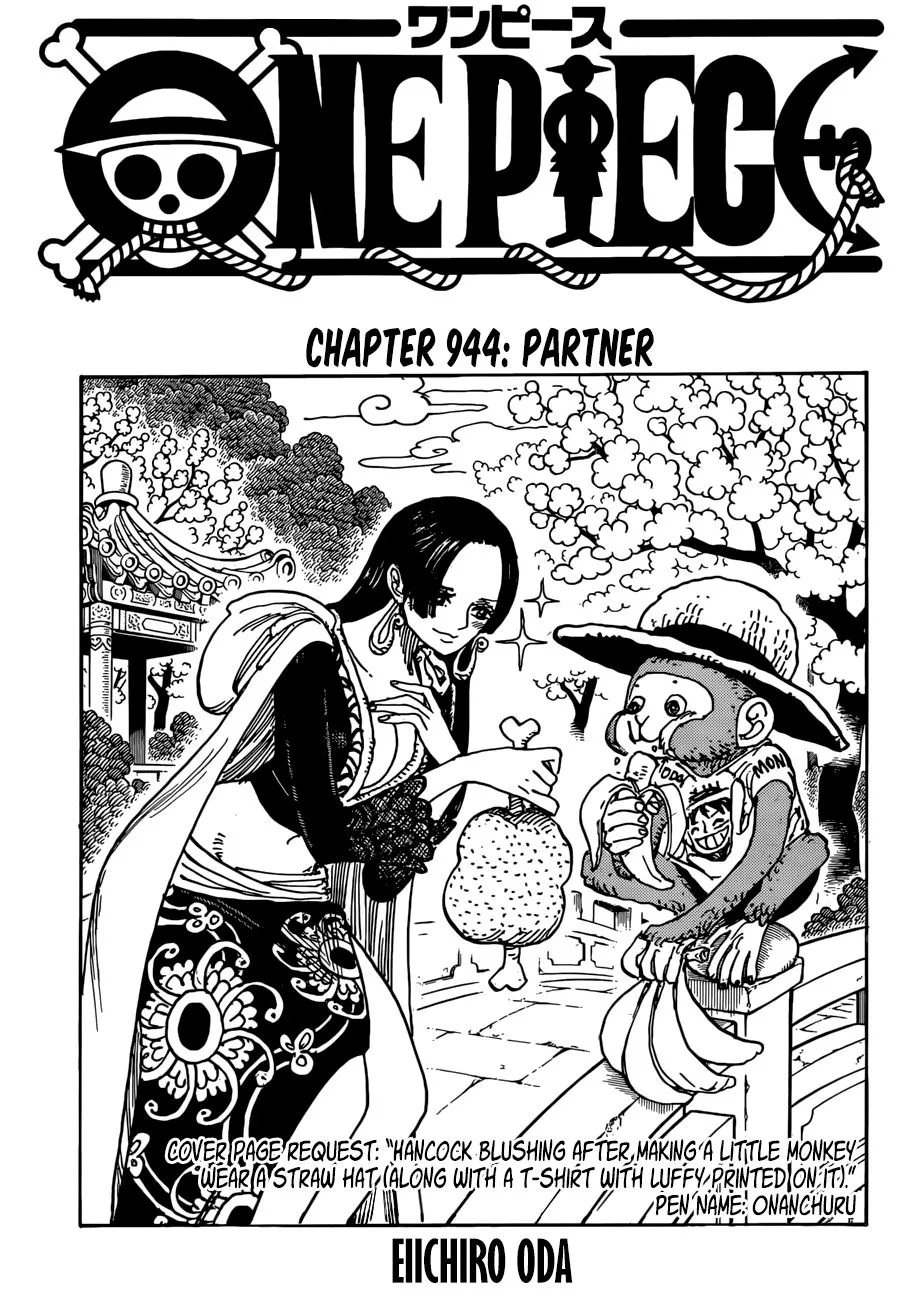 One Piece Chapter 944 page 1