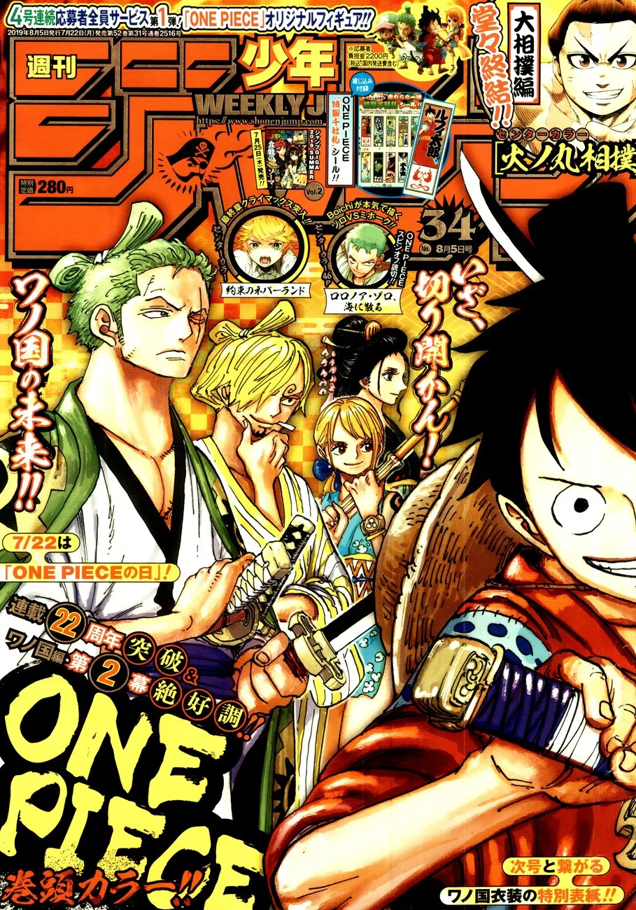 One Piece Chapter 949 page 1