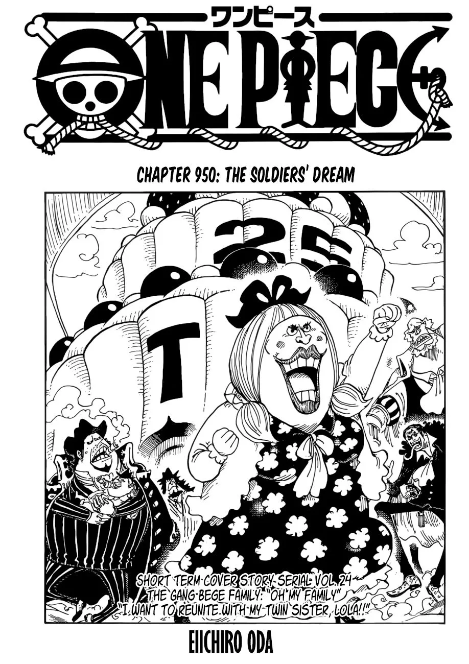 One Piece Chapter 950 page 2