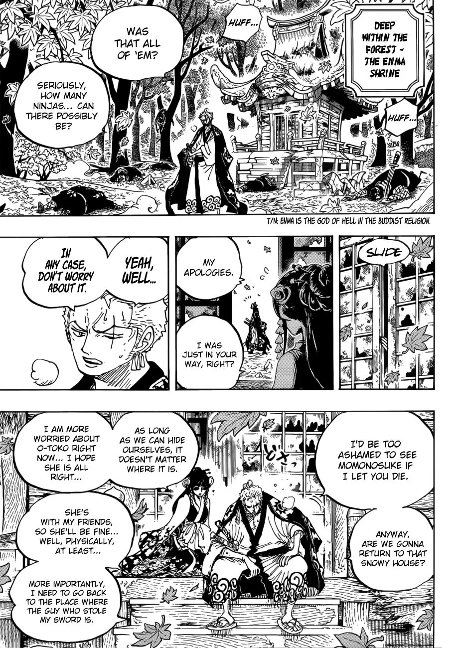 One Piece Chapter 950 page 15