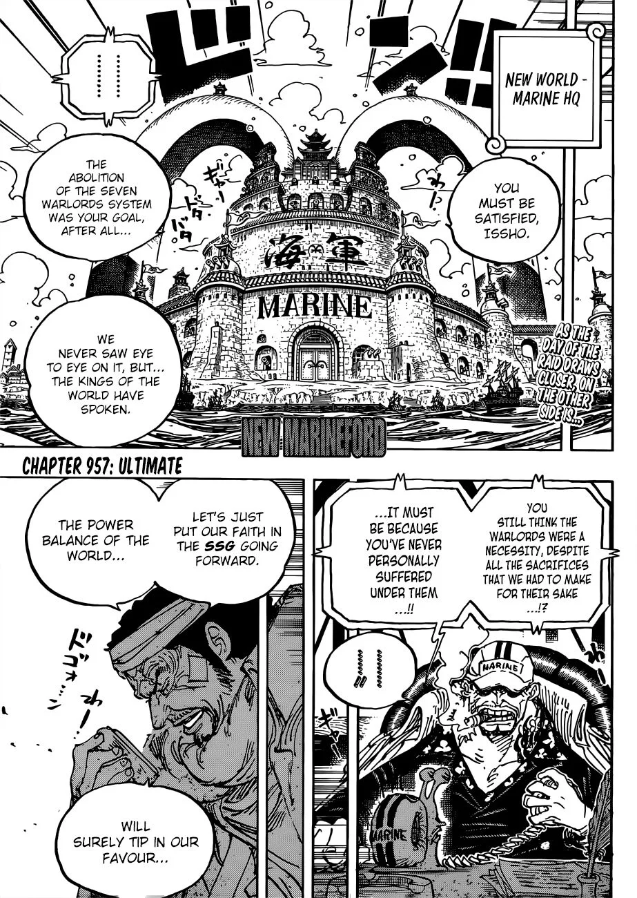 One Piece Chapter 957 page 4