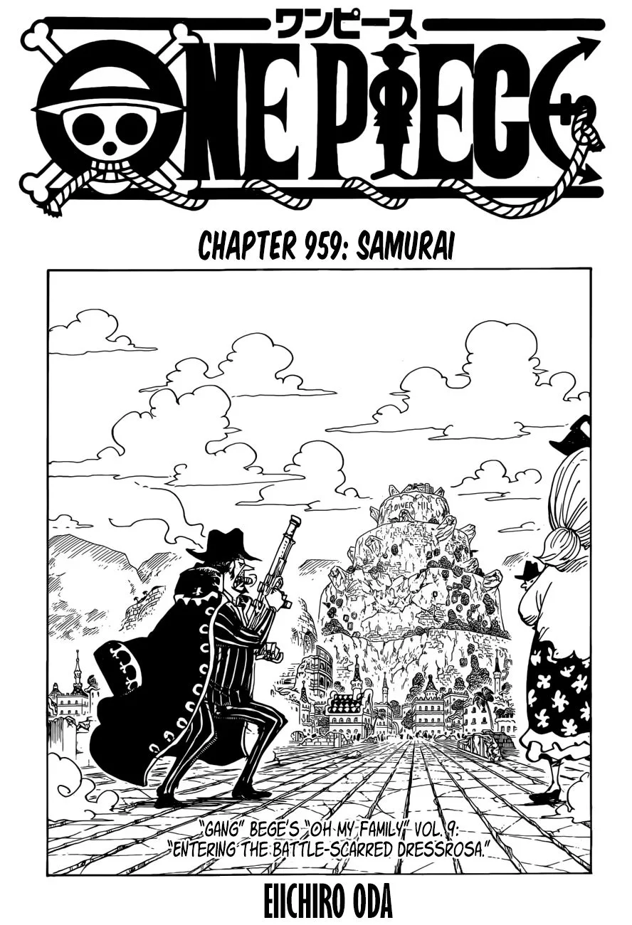 One Piece Chapter 959 page 1