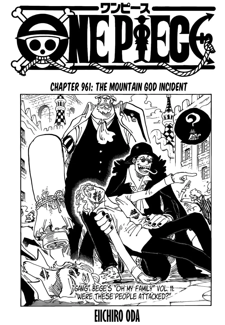 One Piece Chapter 961 page 1