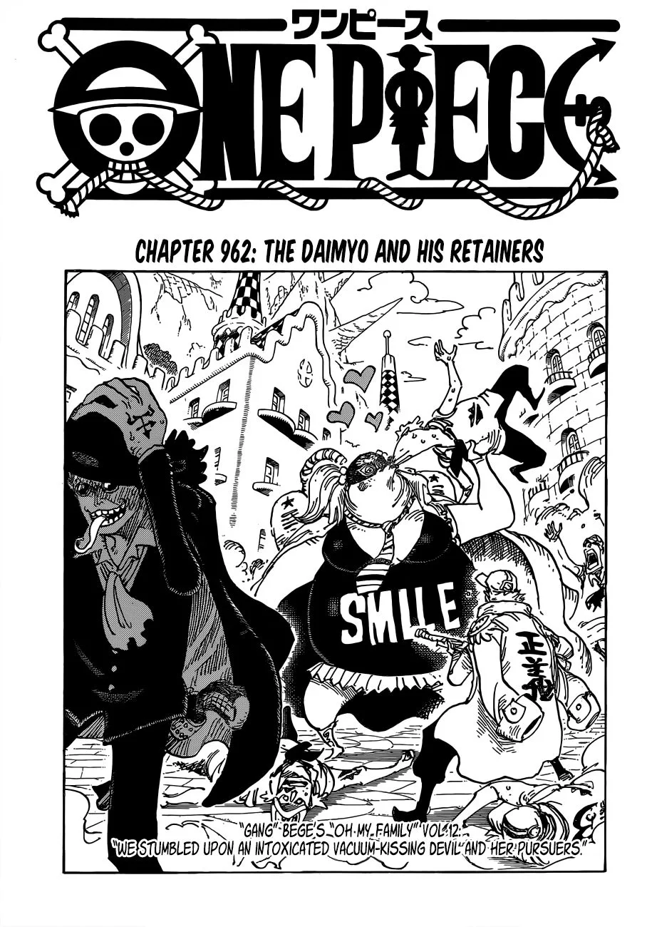 One Piece Chapter 962 page 1