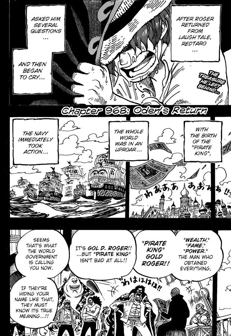 One Piece Chapter 968 page 3