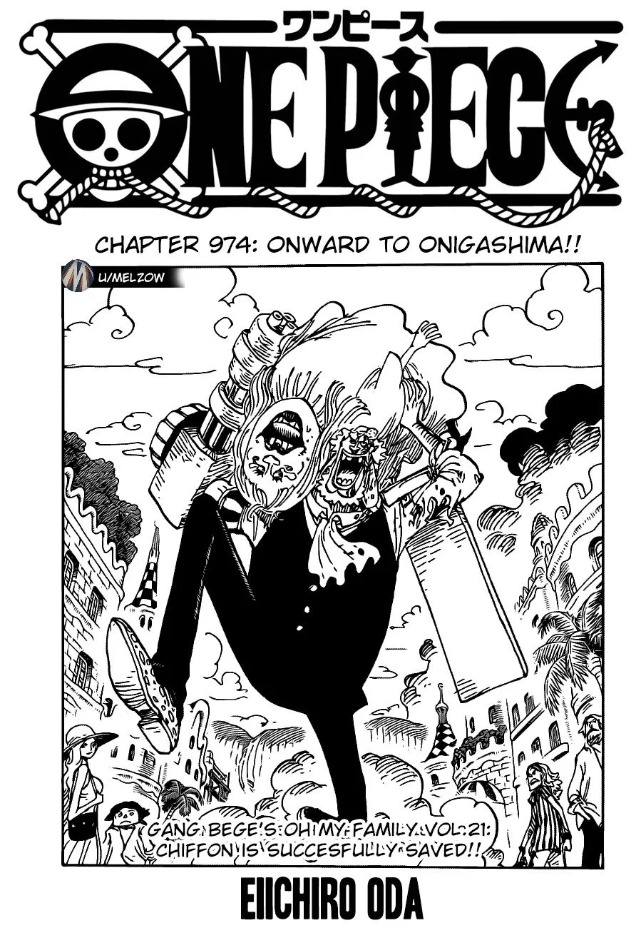 One Piece Chapter 974 page 1