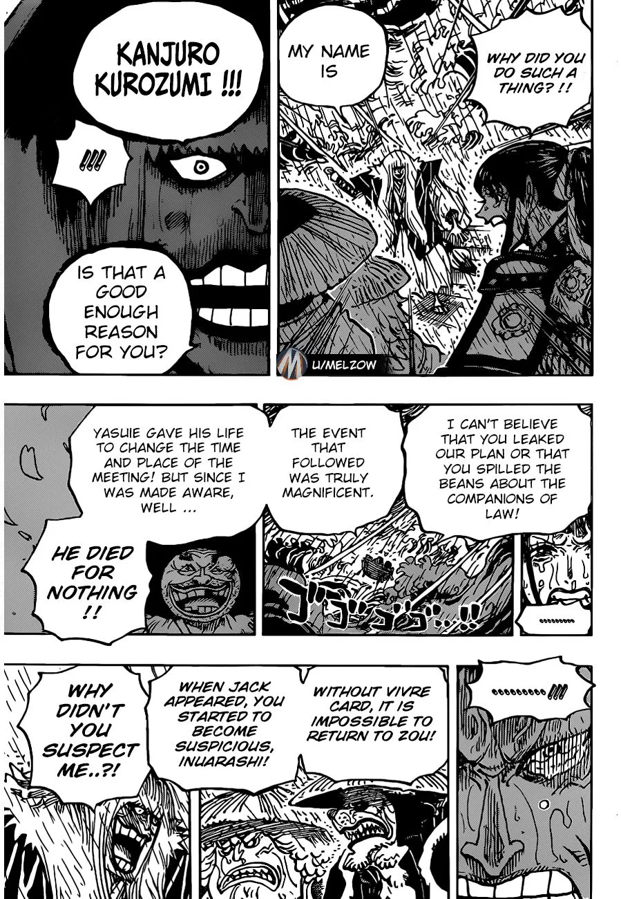 One Piece Chapter 974 page 11