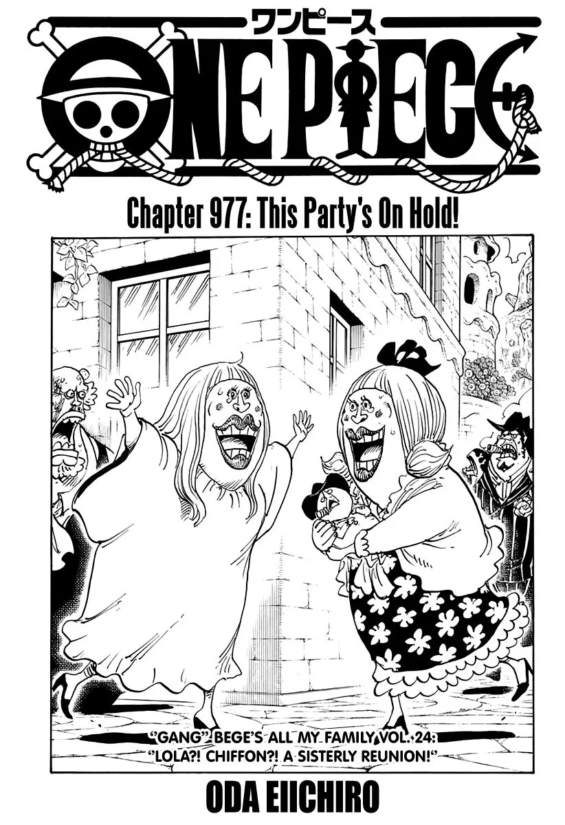 One Piece Chapter 977 page 1