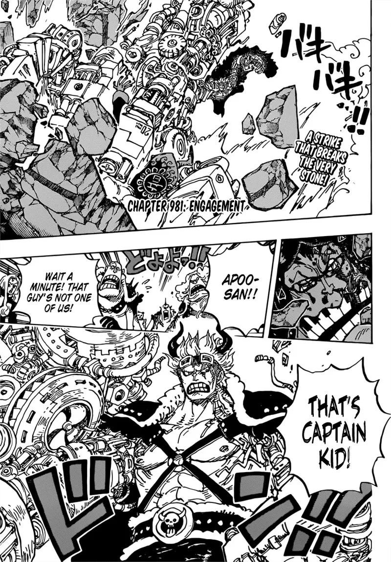 One Piece Chapter 981 page 3