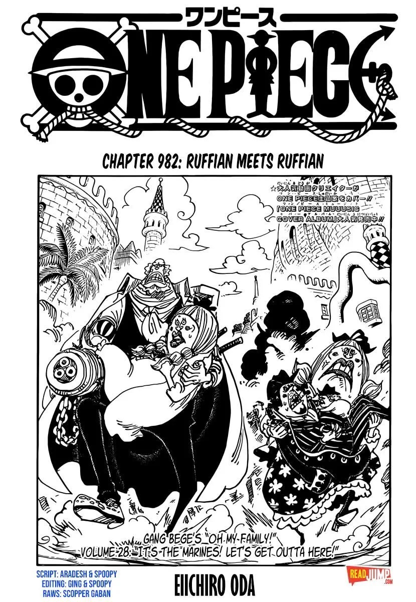 One Piece Chapter 982 page 1