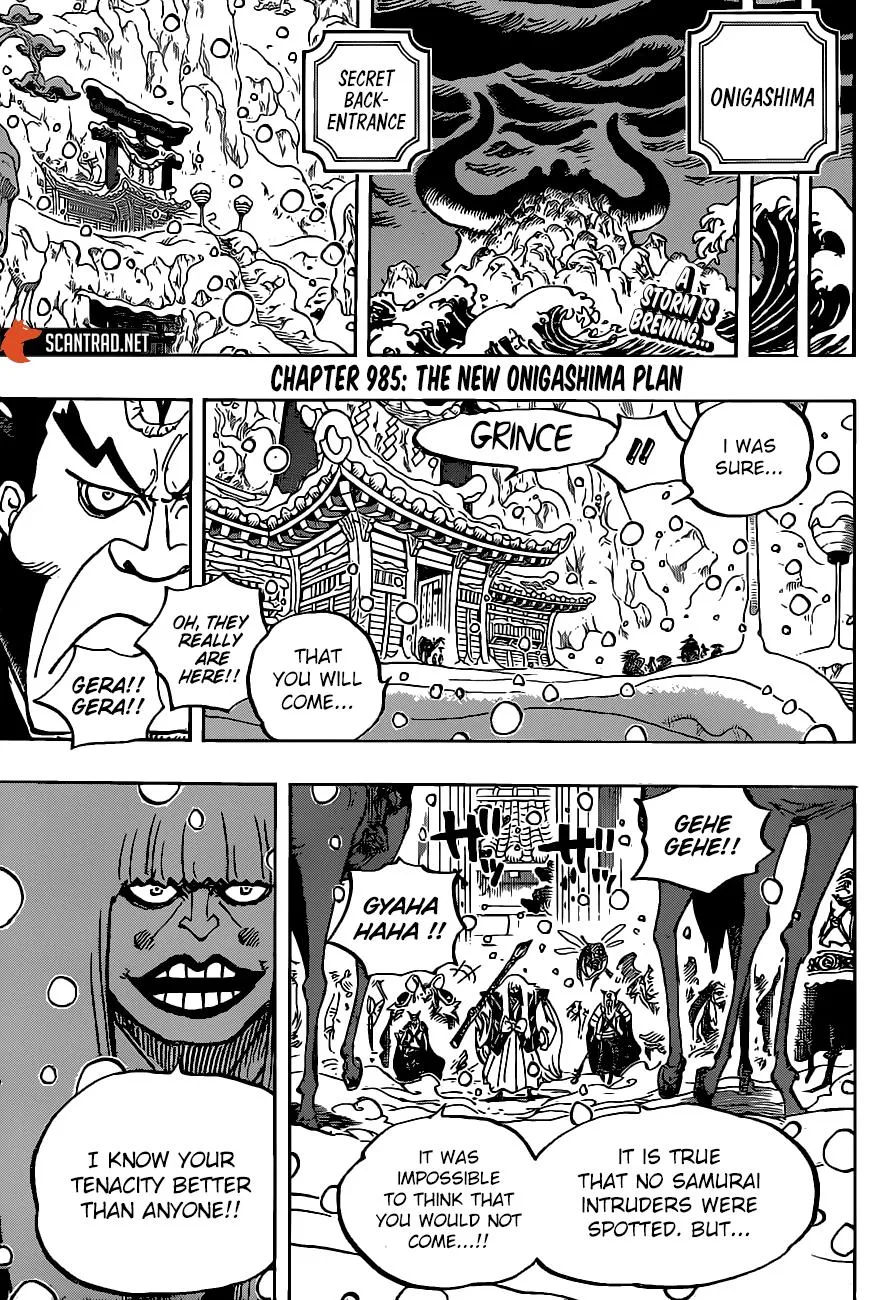 One Piece Chapter 985 page 3